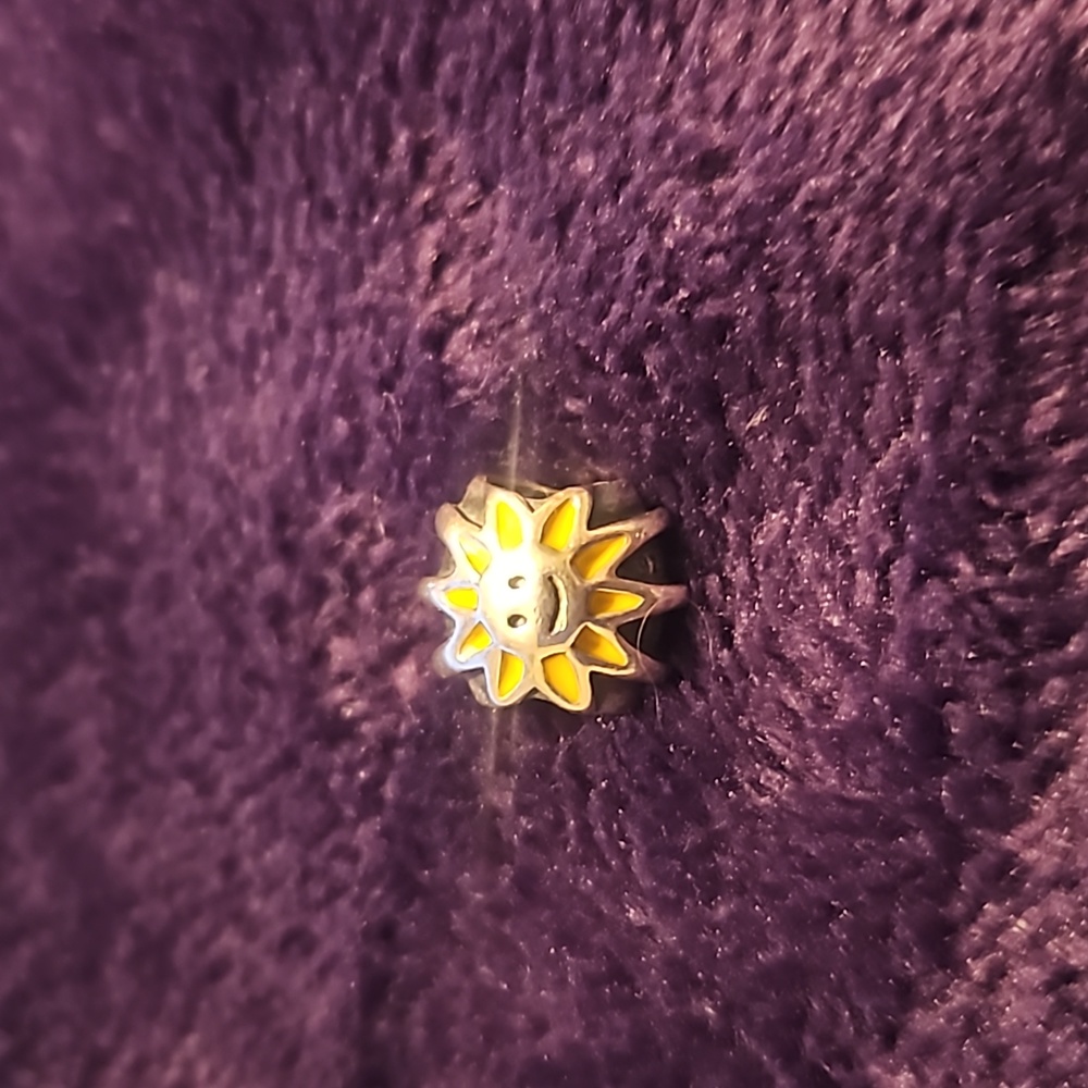 Pandora Yellow Sunshine Charm
